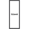 PosterPalooza | Panoramic Linear Black Picture Frame - UV Acrylic, Foam Board Backing, Hanging Hardware - 2 of 4