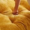 99" Deep Seat Chenille Sofa Couch, Fluffy Upholstered 3-Seater for Living Room, Bedroom, or Apartment, Comfy Modern Lounge Furniture - 2 of 4