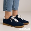 CUSHIONAIRE Tick Tock Women's Genuine Leather Lace-Up Casual Sneaker – Retro-Inspired Walking Shoe with Gum Rubber Outsole, Cushioned Arch Support - 3 of 4