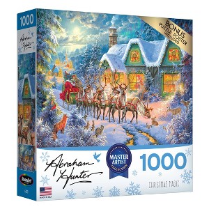 RoseArt Abraham Hunter Christmas Magic Jigsaw Puzzle - 1000pc - 1 of 4