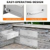 Acekool Outdoor Kitchen Drawer 30" W x 23" H x 10" D, Stainless Steel 2-Drawer Built-In Dresser for BBQ Island, Patio Grill Station, Silver - 4 of 4
