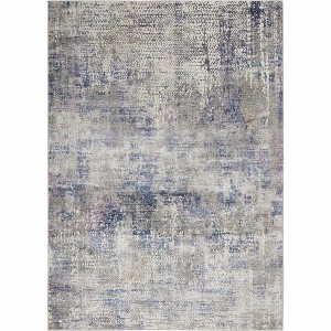 Nourison Royal Terrace Distressed Shapes Indoor Area Rug Ivory/Multi 5'3" x 7'3" - 1 of 4