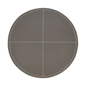 Saro Lifestyle Faux Leather Luxe Placemat (Set of 4) - 1 of 4