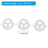 Unique Bargains Faux Decorative Jewelry Craft Pearl Beads Garland 8mm Dia - 2 of 4