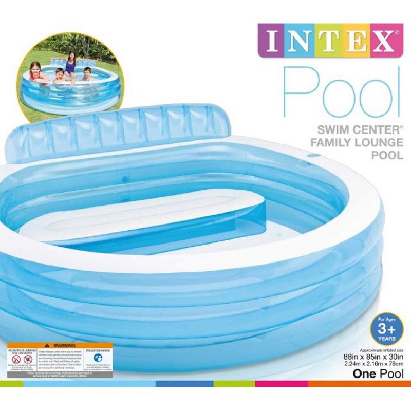 Intex Swim Center Family Lounge Inflatable Above Ground Pool - 57190EP, 3 of 4
