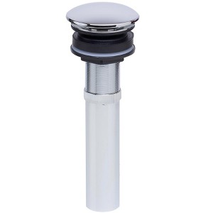 ALFI AB9055-PC Polished Chrome Pop Up Drain for Bathroom Sink without Overflow - 1 of 4