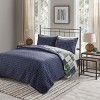 NicBex 3 Pcs Reversible Printed Bedding Set, Cabin Plaid Patchwork Bedding Comforter Sets Comforter Set with Standard Shams, Machine Washable - 2 of 4