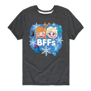 Boys' - Disney - Anna Elsa Bffs Short Sleeve Graphic T-Shirt - 1 of 4
