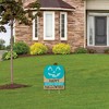Big Dot of Happiness Teal Pumpkin - Outdoor Lawn Sign - Halloween Allergy Friendly Trick or Trinket Yard Sign - 1 Piece - 3 of 4