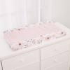 NoJo Countryside Floral - Pink, Grey and White Super Soft Changing Pad Cover - 2 of 3