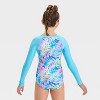 Girls' Paradise Palm Abstract One Piece Swimsuit - Cat & Jack™ - 2 of 3