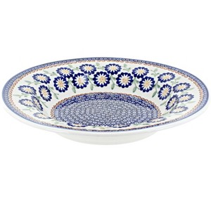 Blue Rose Polish Pottery T133 Manufaktura Soup Plate - 1 of 2