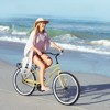DSVIMOY Bicycles, Men's Beach Cruiser Bike with Wide Wheels, Rear Coaster Brakes, Yellow, 69.29"*25.98"*39.37" - 3 of 4