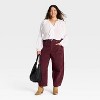 Women's High-Rise Corduroy Barrel Jeans - Universal Thread™ - 3 of 3