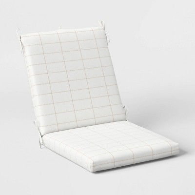 Woven Grid Outdoor Chair Cushion Cream - Threshold™