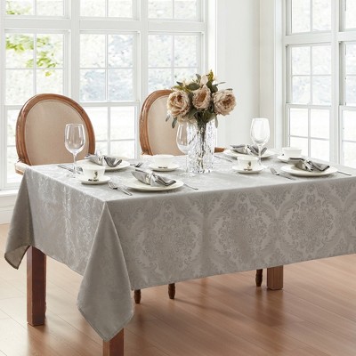 Elrene Home Fashions Caiden Elegance Damask Fabric Tablecloth