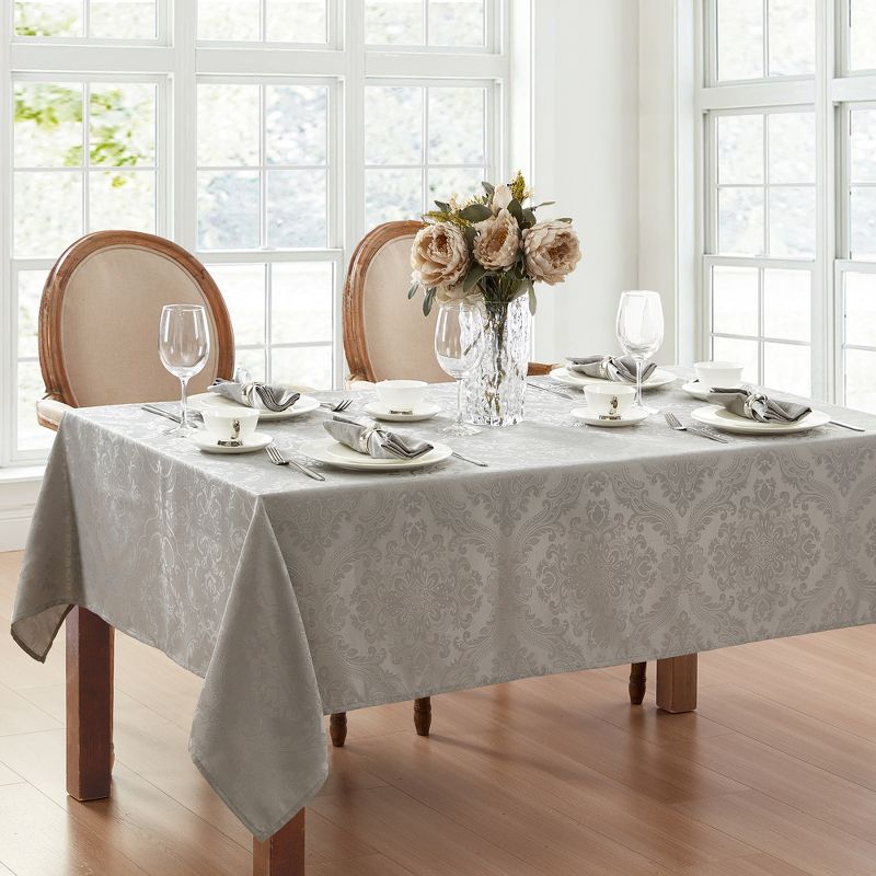 Caiden Elegance Damask Tablecloth - Elrene Home Fashions, 2 of 3