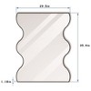 30x35 Inch Bathroom Wall Mirror, Metal Frame Curled Edge Rectangular Mirror Wall Mounted Hanging (Horizontal/Vertical) Home Decor - 4 of 4