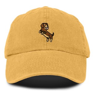 Dalix Dachshund Embroidered Cotton Dad Hat Casual Adjustable Baseball Cap for Dog Lovers Womens - 1 of 4