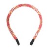 Unique Bargains Women's Gold Thread Yarn Headband 1 Pc - 3 of 4