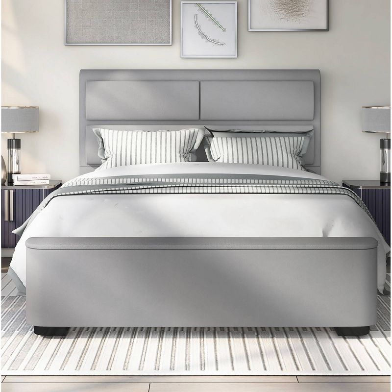 Nirlen Upholstered Bed with Storage - HOMES: Inside + Out, 3 of 10