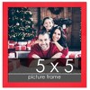 PosterPalooza | Square Classic Modern Red Picture Frame - UV Acrylic, Foam Board Backing, Hanging Hardware - 2 of 4