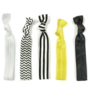 Wrapables Colorful Hair Ties Ponytail Holders (Set of 5) - 1 of 1