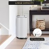 Round Trash Can, 8 Gal/30L Stainless Steel Waste Bins - 2 of 4