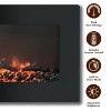 Cambridge CAM30WMEF-2BLK Callisto 30" Wall-Mount Electronic Fireplace: Remote, Adjustable Flame, 4700 BTU Heater - 4 of 4