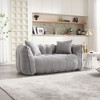 CAVINAS 66" Bean Bag Chair, Chenille Fabric Cloud Couch with Highly Resilient Foam, 2-Seater Sofa for Reading, Resting, Watching TV - 2 of 4