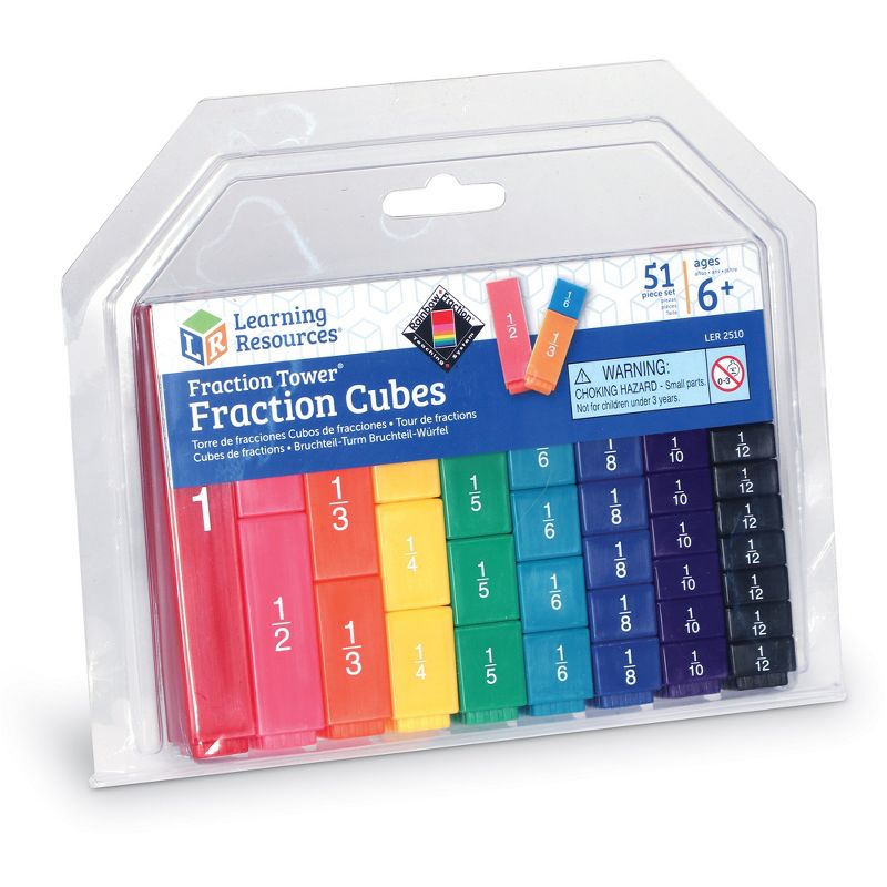 Learning Resources Fraction Tower Cubes, 5 of 6