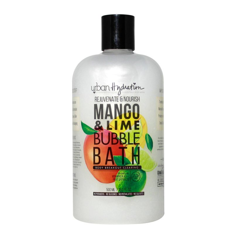 Urban Hydration Rejuvenate and Nourish Mango and Lime Bubble Bath Soak - 16.9 fl oz, 1 of 5
