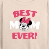Women's - Disney - Best Mom Lightweight French Terry Wide Neck Long Sleeve Shirt - 2 of 4