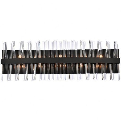 Elegant Lighting Serephina 10 - Light Vanity in  Black