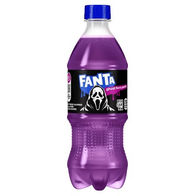 Fanta Ghost Face Dark Berry Punch Soda - 20 fl oz Bottle