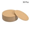 Unique Bargains Thickened Cork Self-Adhesive Round Coasters for Tableware - 3 of 4
