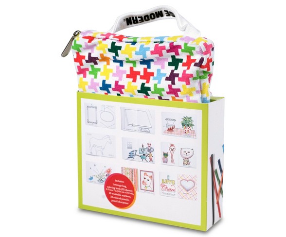 Kid Made Modern 15pc On The Go Drawing Kit