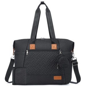 Diaper Bag Tote, Baby Bag, Travel Diaper Totewith Changing Pad and First Aid purse - 1 of 4
