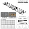 12-inch-by-72-inch Wall Shelf Garage Storage Rack Wall Mounted Floating Shelves,1x6ft ,Black, 2-Pack - 4 of 4