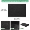 Unique Bargains Waterproof Felt Outdoor Storage Shed Flooring Mat Gray 1 Pc - 3 of 4