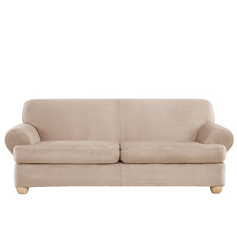 Sure fit designer outlet suede slipcover