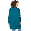 Woman Within Longer-Length Hoodie Sweatshirt. - 3 of 4