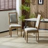 Christopher Knight Home Carina French Country Rubberwood Upholstered Dining Chair (Set of 2) - 2 of 4