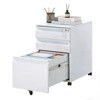 Filing Cabinets, 3 Drawer Mobile File Cabinet with Lock & Anti-Tip Wheel, Under Desk Metal Filing Cabinets for Home Office, Storage Drawer Cabinet - 2 of 4