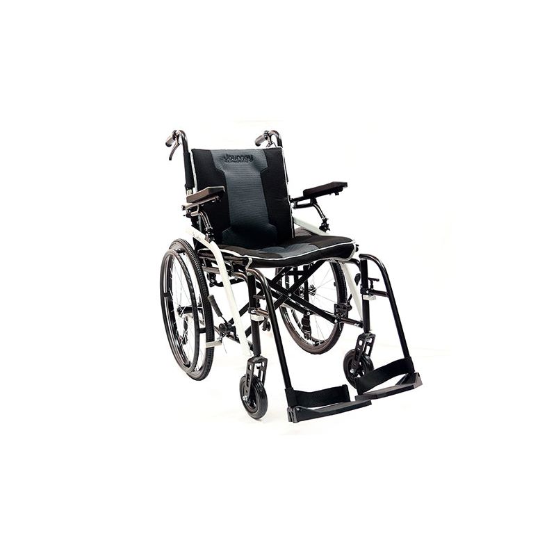 Journey Health and Lifestyle So Lite Folding Wheelchair, Lightweight with Padded Seat, Dual Hand Brakes, and Durable Tires, 1 of 7