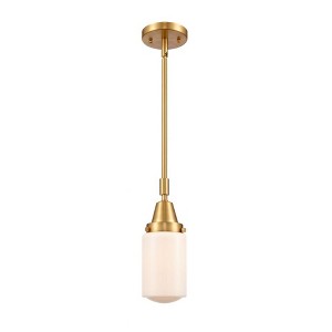 Dover - 1 Light Stem Hung Mini Pendant In Traditional Style-11.38 Inches Tall and 4.5 Inches Wide - 1 of 1