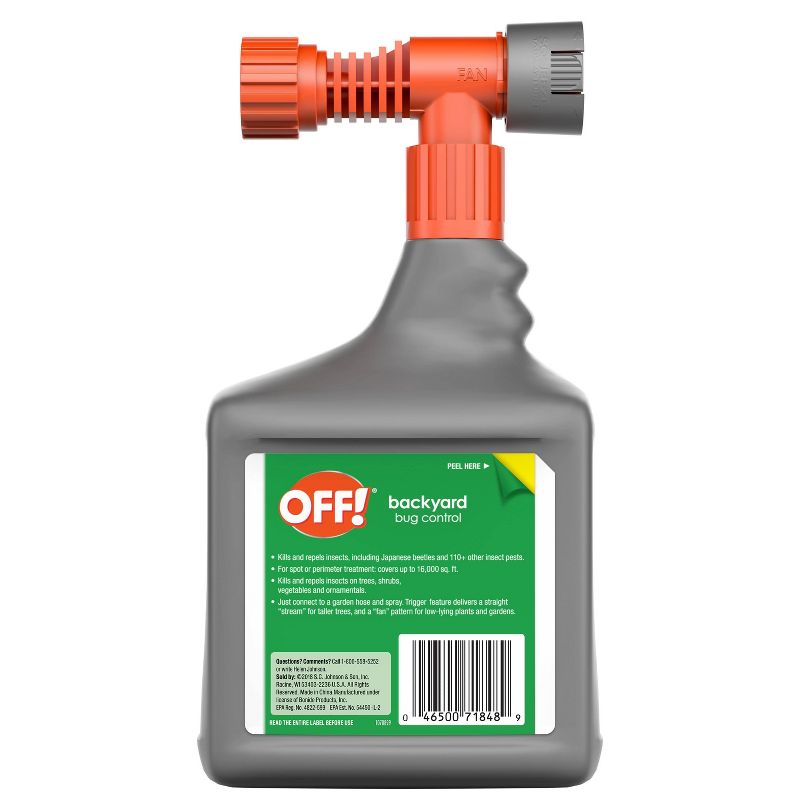 OFF! Backyard Pretreat Bug Control Spray - 32oz/1ct, 3 of 13