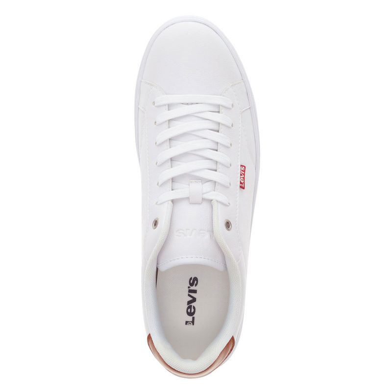 Levi's Mens Carter Synthetic Leather Casual Lace Up Sneaker Shoe, 2 of 7