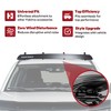 Yakima WindShield 52 Inch Sleek Versatile Design Aerodynamic Efficient Universal Steel Fairing with Band Style Attachment, Black - 2 of 4