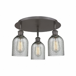 Caledonia - 3 Light Flush Mount In Industrial Style-9.5 Inches Tall and 16.75 Inches Wide - 1 of 1